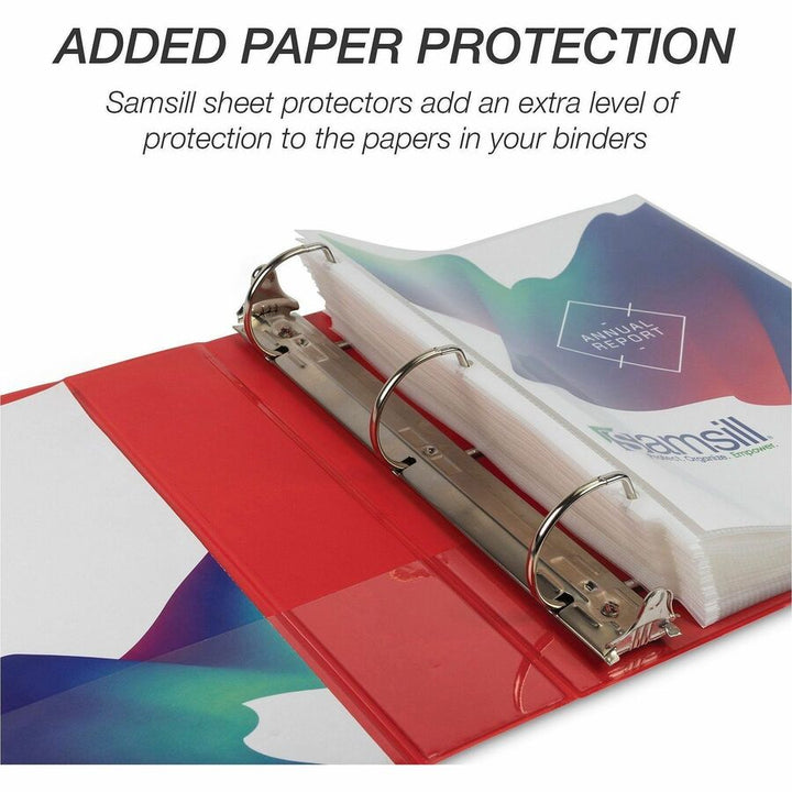 Image of Samsill® Binder,D-Rings,475-Sht Capacity,2"Cap,RD