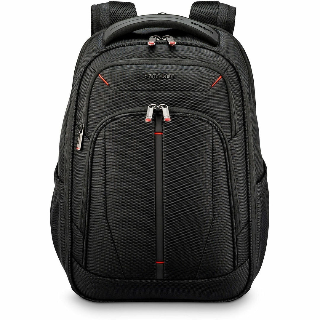 Image of Samsonite® Backpack,Expandable,Ballistic Polyester,Mesh Back,BK