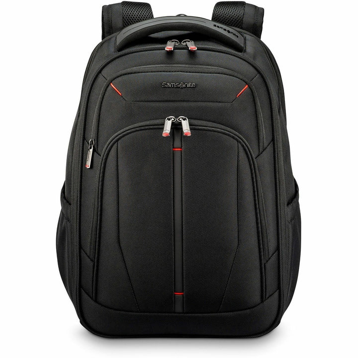 Image of Samsonite® Backpack,Expandable,Ballistic Polyester,Mesh Back,BK