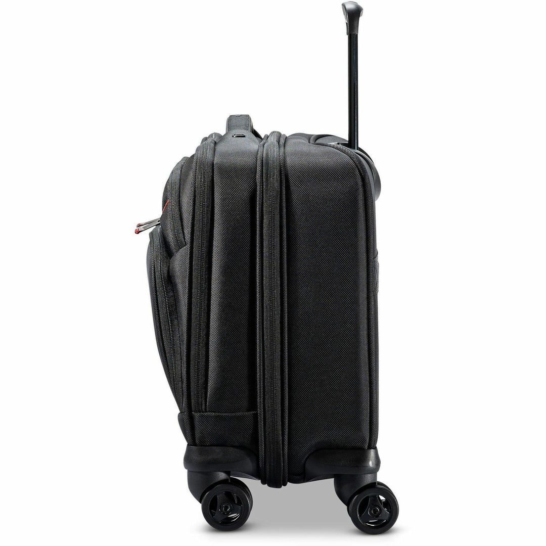 Image of Samsonite® Carry-On Luggage,4 Spinners,Polyester,f/15.6"Laptop,BK