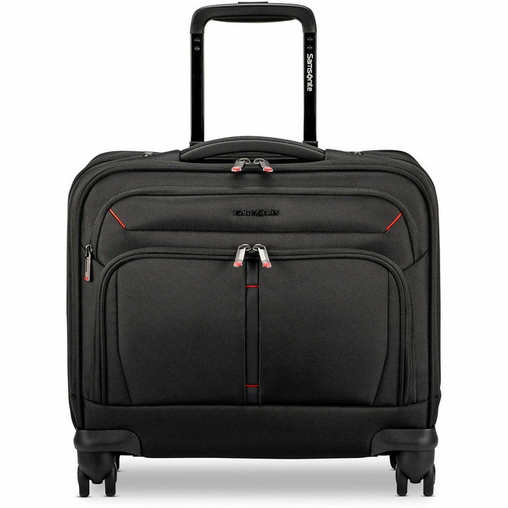 Image of Samsonite® Carry-On Luggage,4 Spinners,Polyester,f/15.6"Laptop,BK