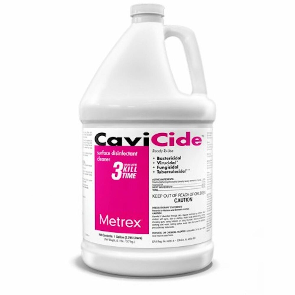 Image of Metrex Disinfectant/Cleaner Refill, CaviCide, 1 Gal, 4/CT, White