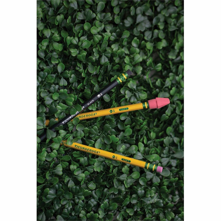 Image of Dixon® Pencil, w/ Eraser, No 2 Black Lead, 240/BX, Yellow Barrel