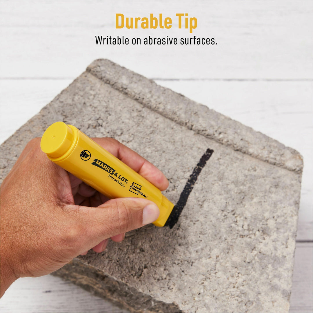 Image of Avery® Markers,Permanent,Industrial,Chisel,0.18mm,1/PK,Black