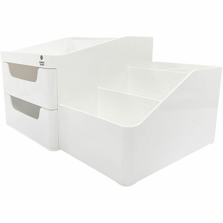 Image of Business Source Desktop Organizer,w/Drawers,ABS,10-7/10"x7-3/5"x5-7/10",WE