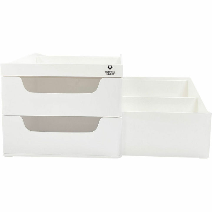 Image of Business Source Desktop Organizer,w/Drawers,ABS,10-7/10"x7-3/5"x5-7/10",WE