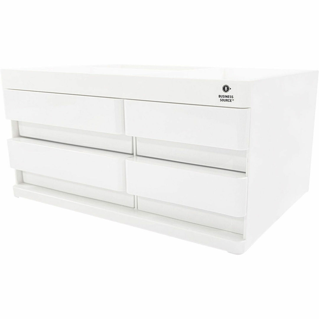 Image of Business Source Desktop Organizer,4 Drawers,10-2/5"x7-2/5"x5-1/5",WE