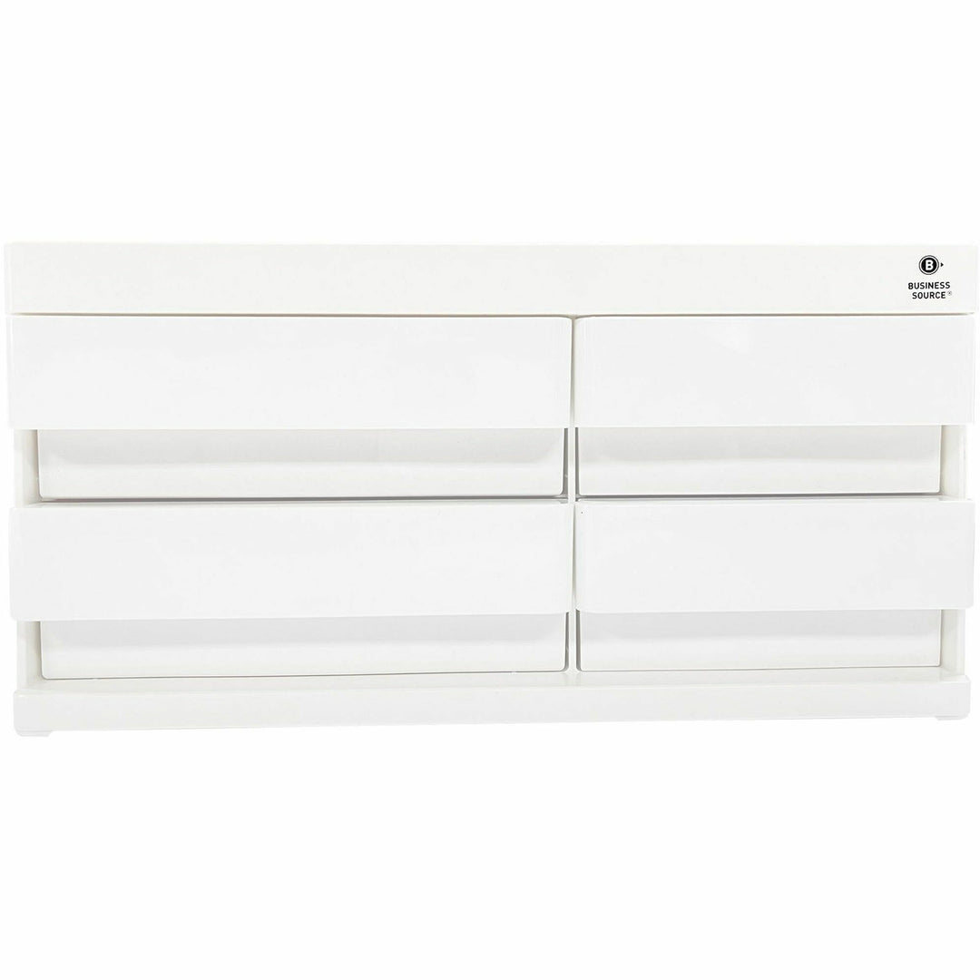 Image of Business Source Desktop Organizer,4 Drawers,10-2/5"x7-2/5"x5-1/5",WE