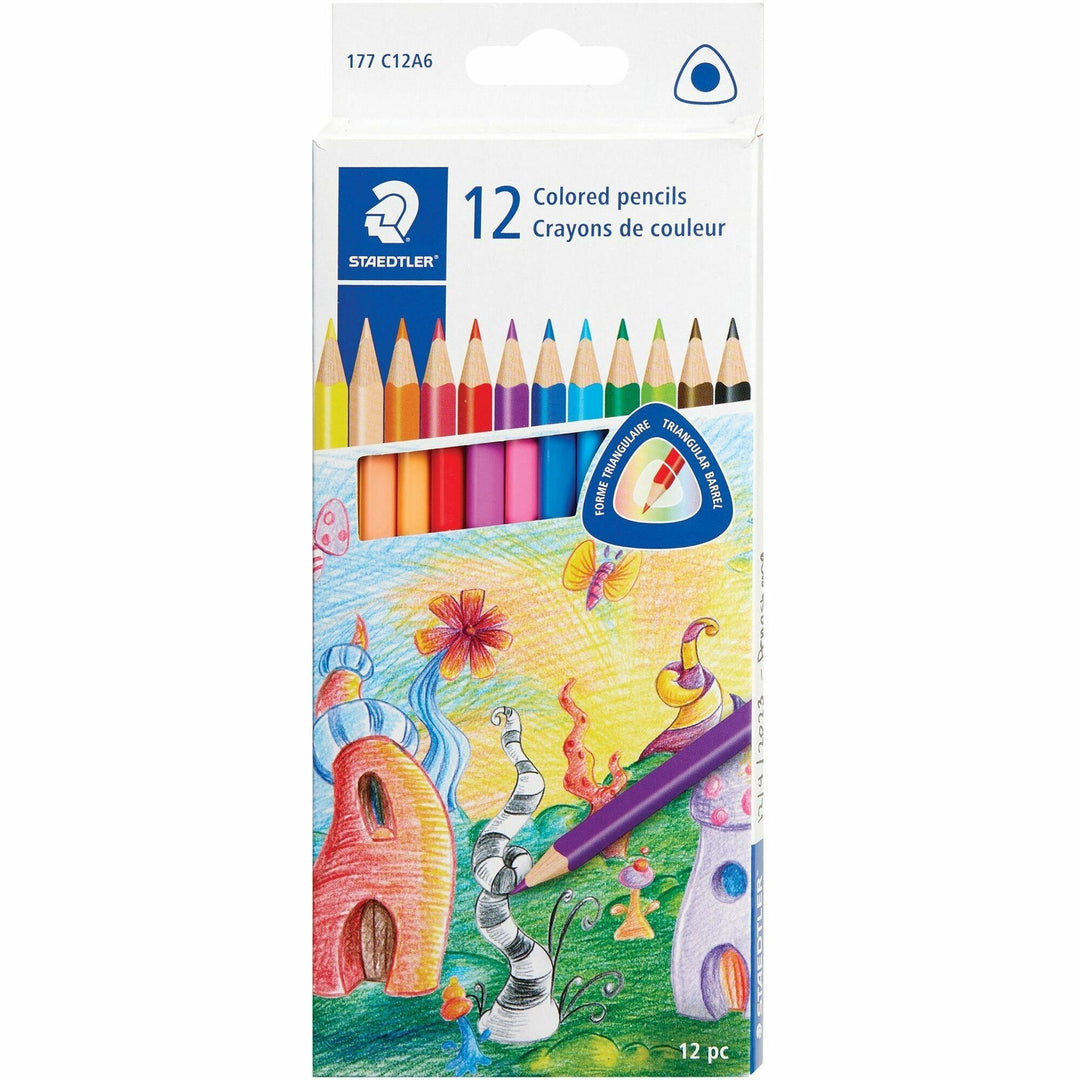 Image of Staedtler® Colored Pencils,No. 2/HB Lead, Break Resistant,12/PK,AST