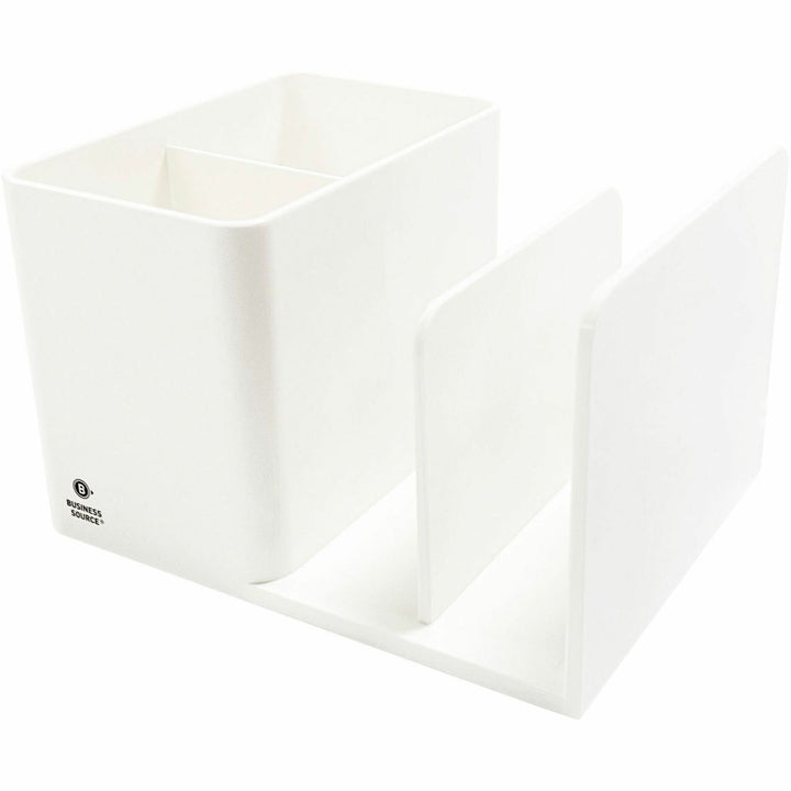 Image of Business Source Desktop Organizer,PenCup/Slots,6-1/10"x4-7/10"x3-4/5",WE
