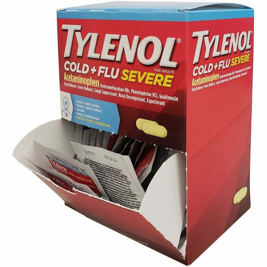 Image of Tylenol 64568 Cold & Flu Severe Single-Dose Packets