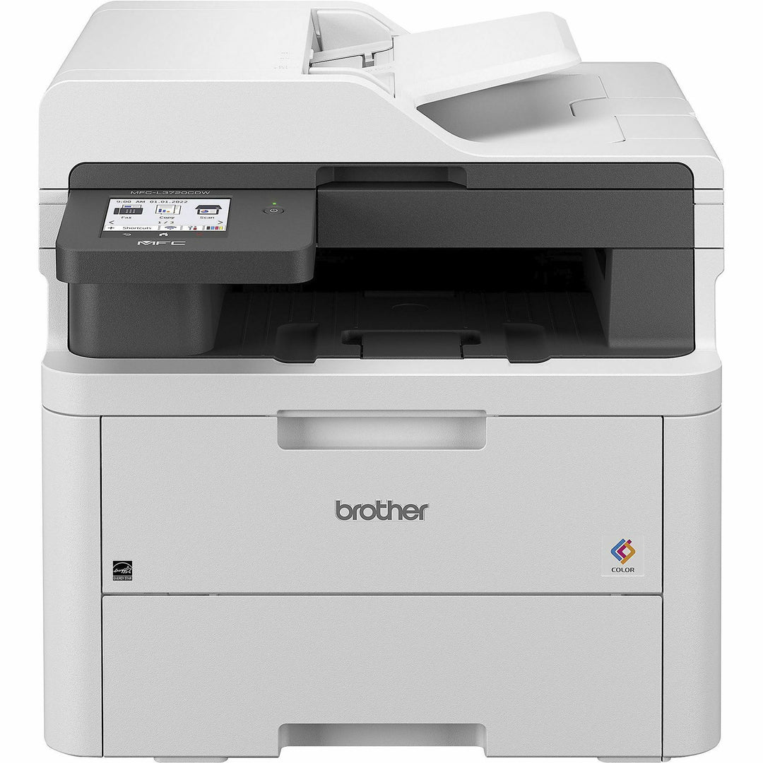 Image of Brother Printer,Copy/Scan/Fax,19ppm,17-1/2"x16-1/10"x15-4/5",WE