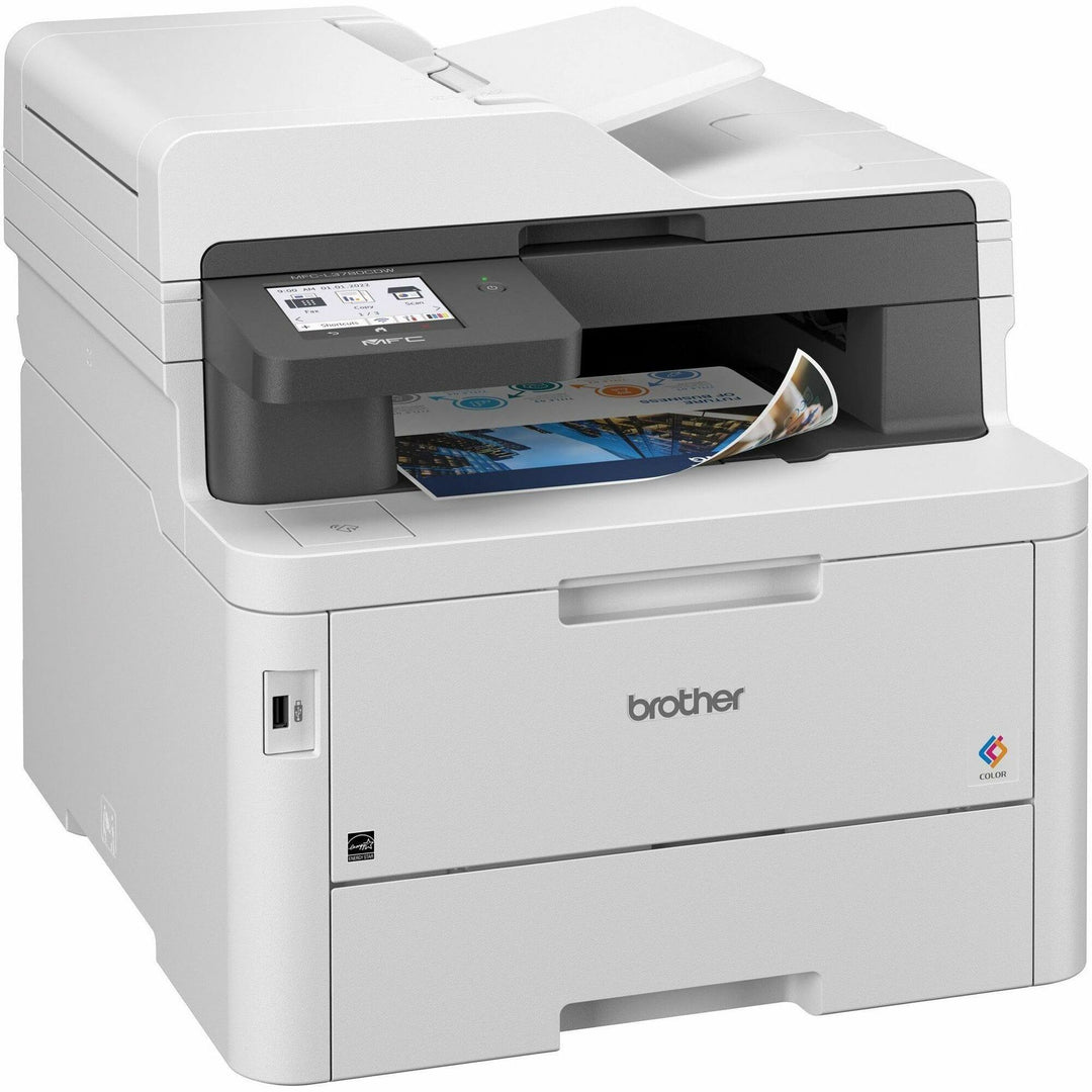 Image of Brother Printer,Copy/Scan/Fax,31ppm,18-1/5"x16-1/10"x15-4/5",WE