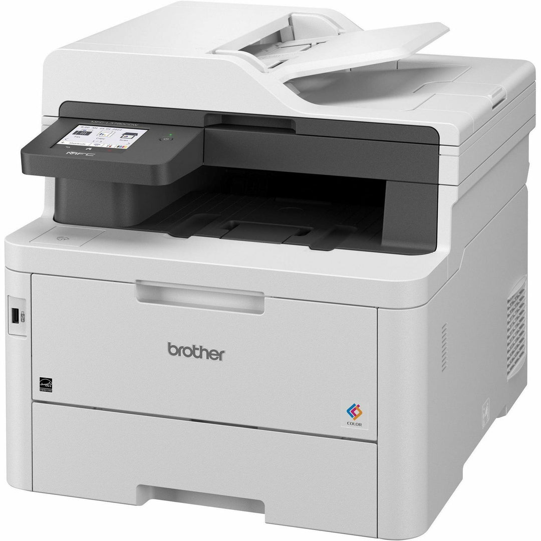 Image of Brother Printer,Copy/Scan/Fax,31ppm,18-1/5"x16-1/10"x15-4/5",WE