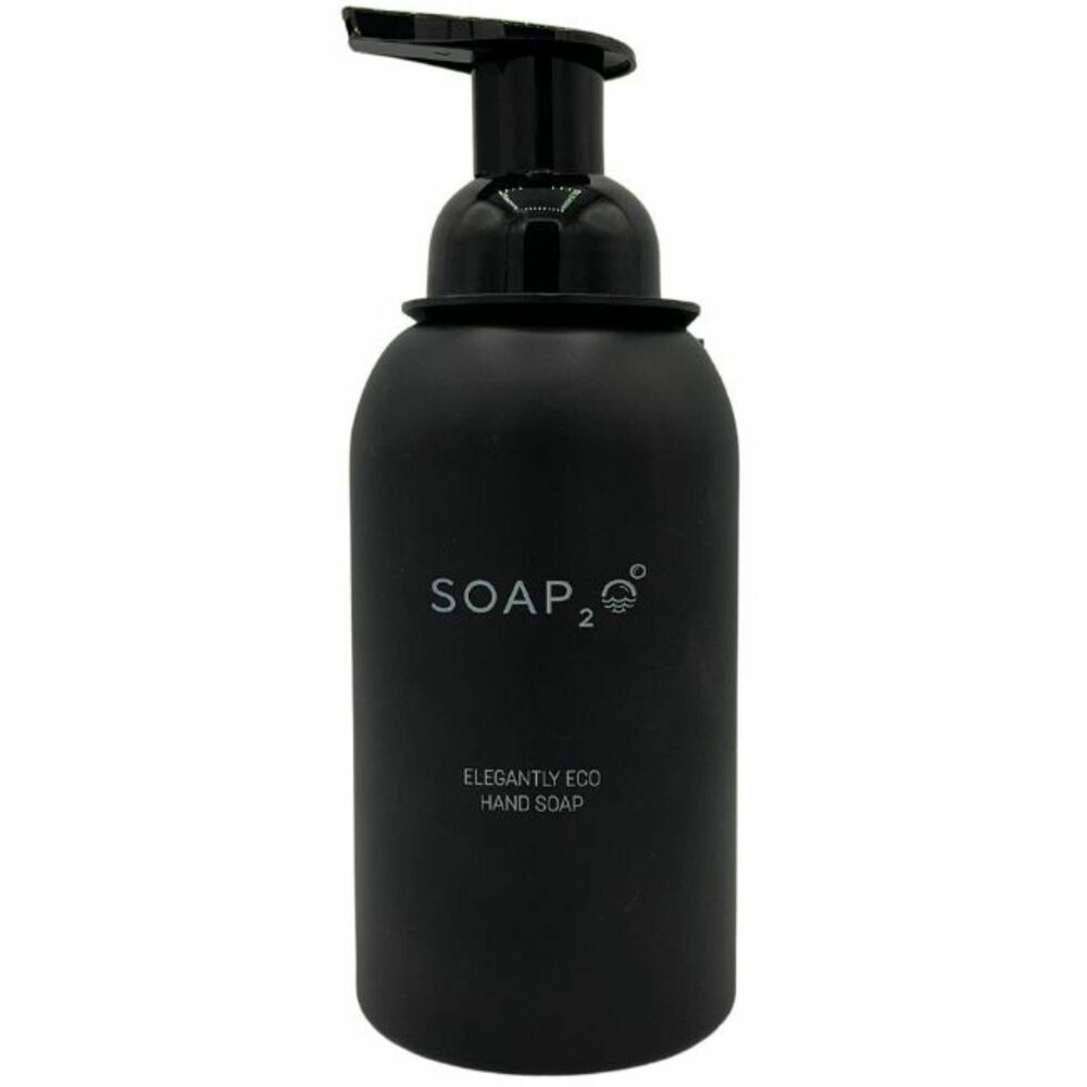 Image of SOAP2O Soap Bottle,Ceramic,350ml,Black