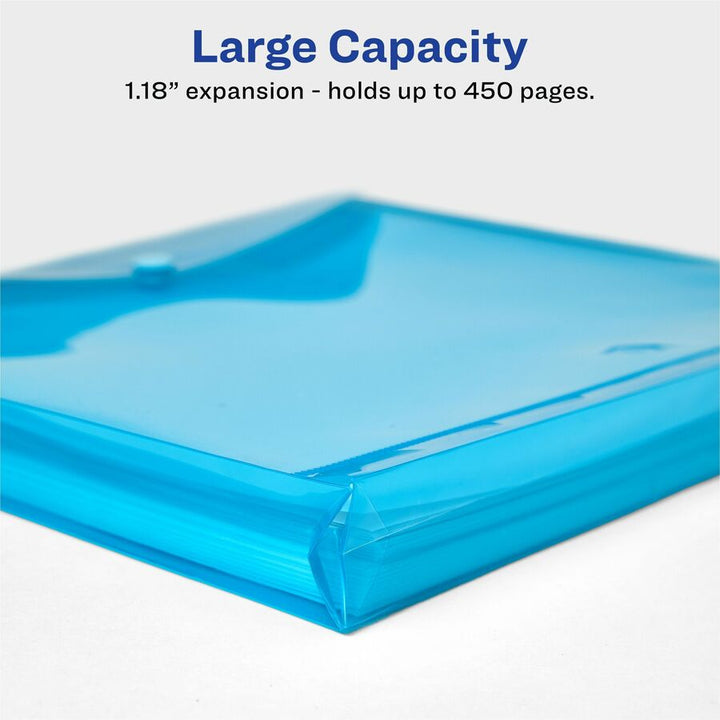 Image of Avery® Document Holder,Poly,450-SHT Cap,Letter/A4-Size,4/PK,AST