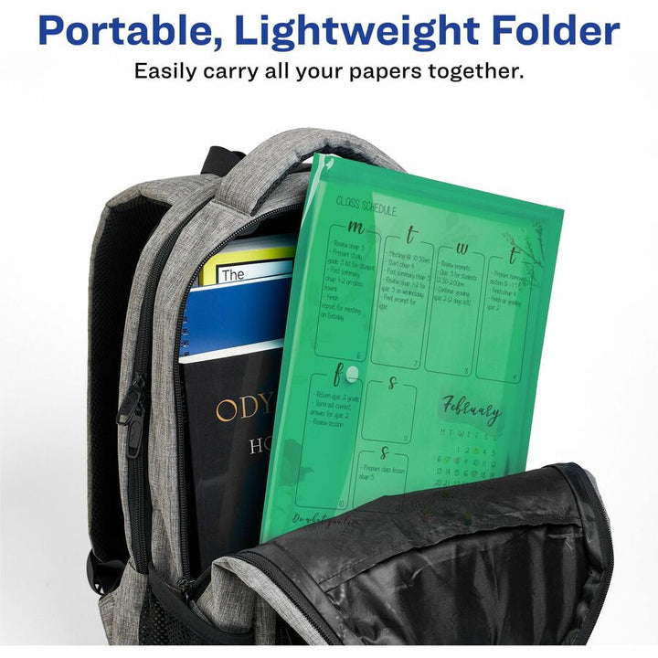 Image of Avery® Document Holder,Poly,450-SHT Cap,Letter/A4-Size,4/PK,AST