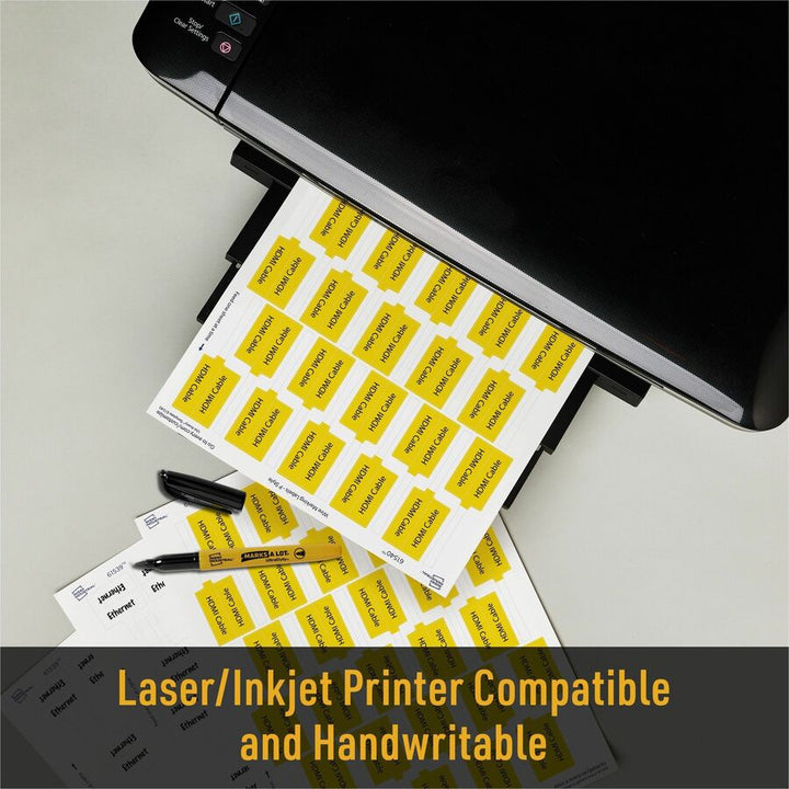 Image of Avery® Labels,f/Cables,P-Style,Laser/Inkjet,1.02"x3.3",300/PK,WE