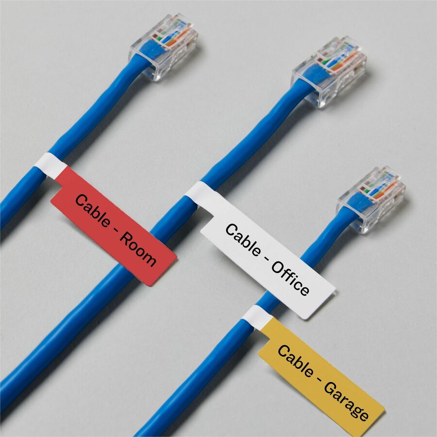 Image of Avery® Labels,f/Cables,P-Style,Laser/Inkjet,1.02"x3.3",300/PK,WE
