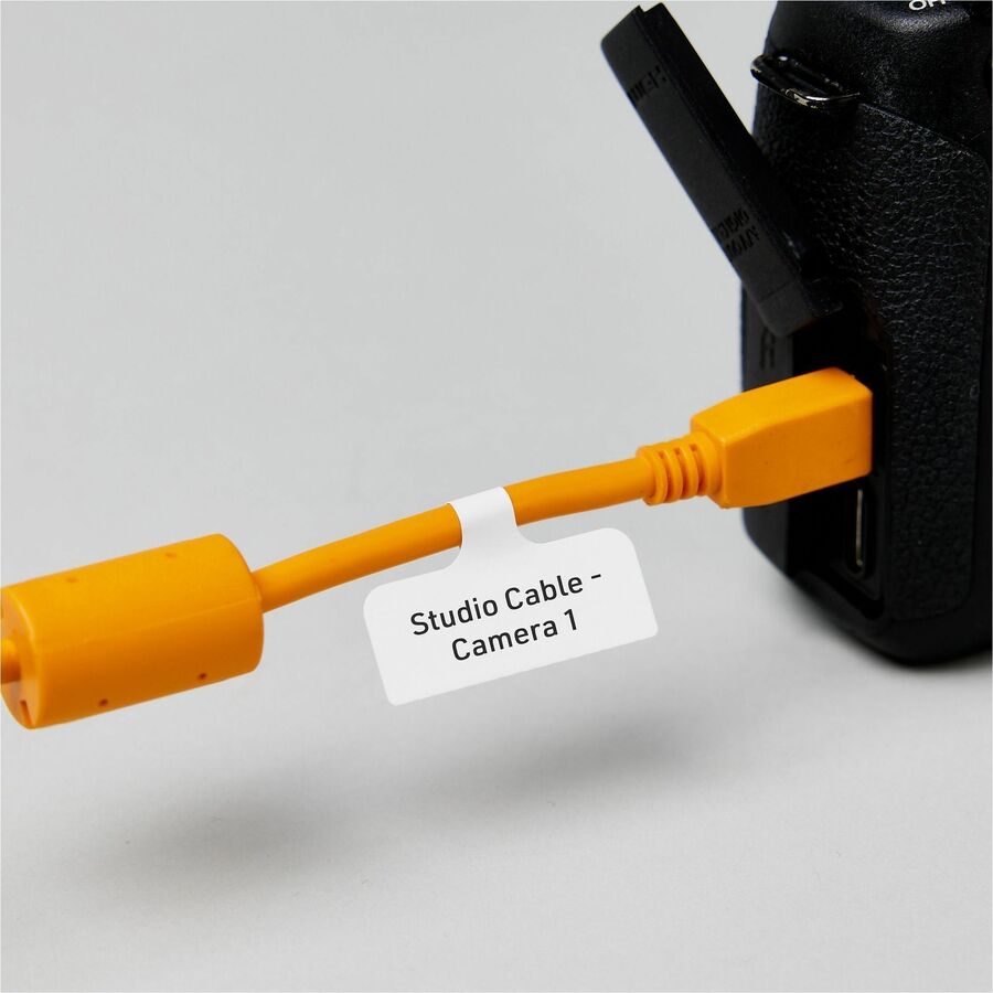 Image of Avery® Labels,f/Cables,T-Style, Laser/Inkjet,1.25"x2",300/PK,White