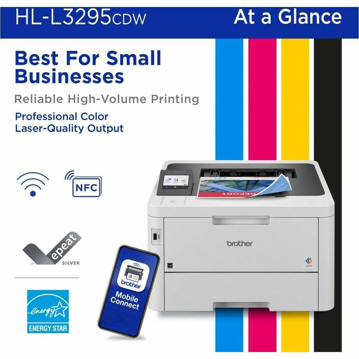 Image of Brother HL-L3295CDW Wireless Compact Digital Color Printer