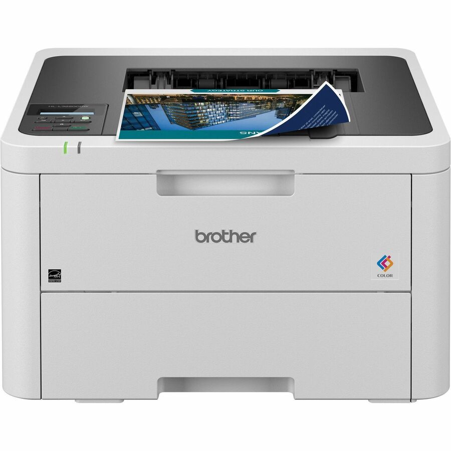 Image of Brother Printer,DigitalColor,19ppm,15-7/10"x15-7/10"x9-2/5",WE