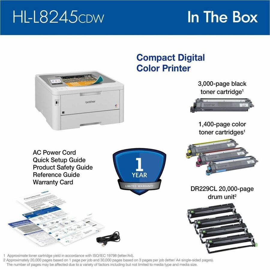 Image of Brother Workhorse MFC-L8395CDW Wireless Digital Color All-in-One Printer
