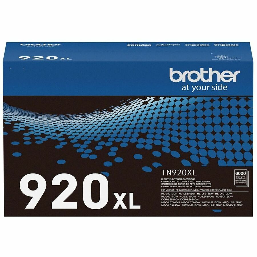 Image of Brother TN920XL High-yield Toner Cartridge, 6000 Pages, 1 Each