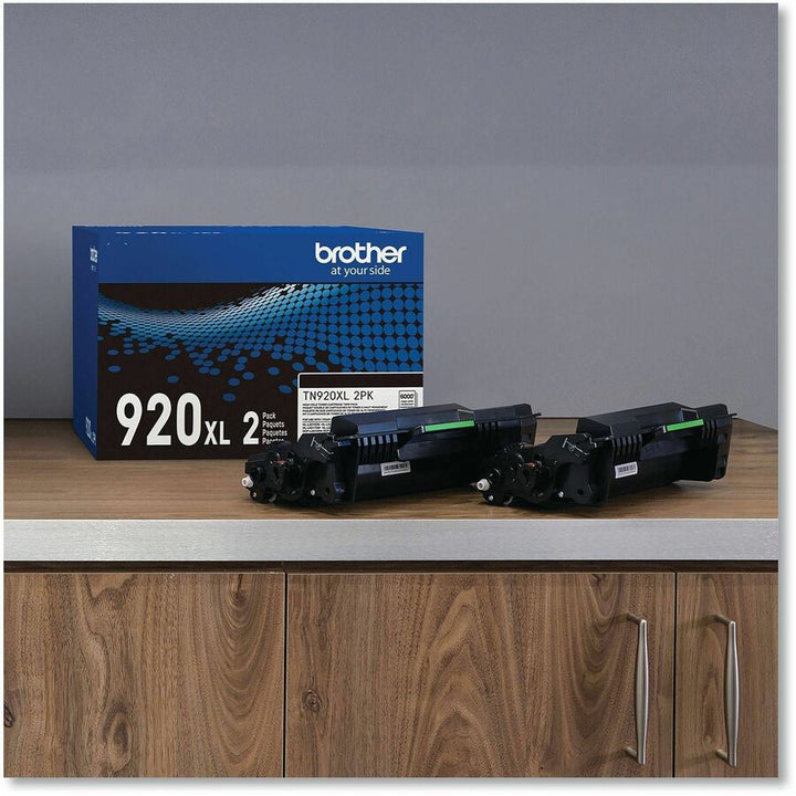 Image of Brother TN920XL2PK High-yield Toner Cartridge Twin Pack, 6000 Pages, 1 Each