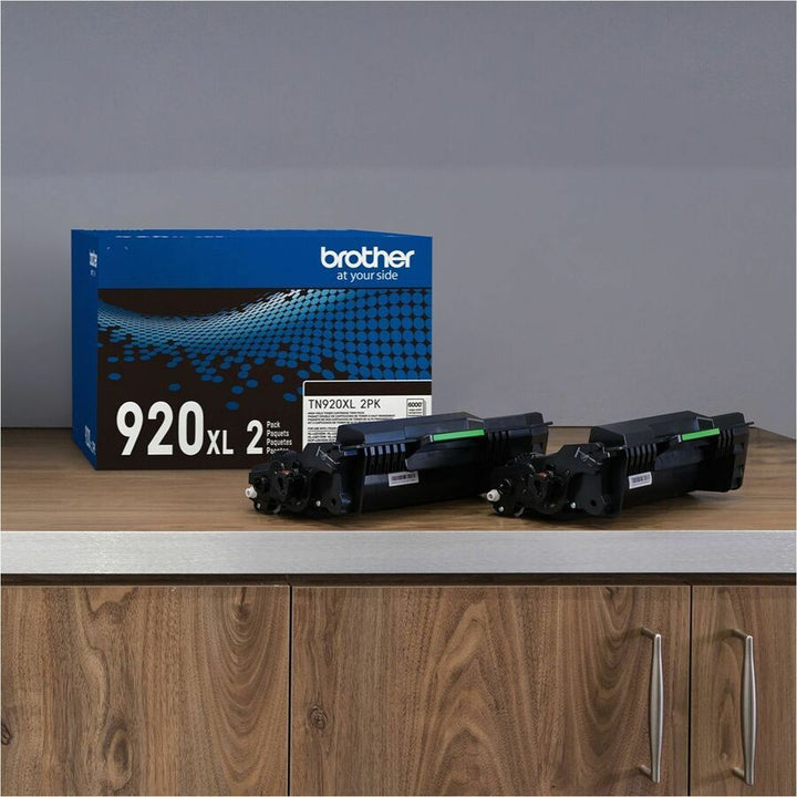 Image of Brother TN920XL2PK High-yield Toner Cartridge Twin Pack, 6000 Pages, 1 Each