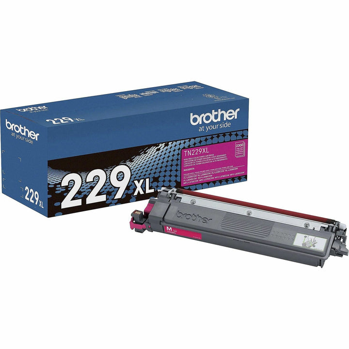 Image of Brother TN229XLM High-yield Magenta Toner Cartridge, 2300 Pages Magenta, 1 Each