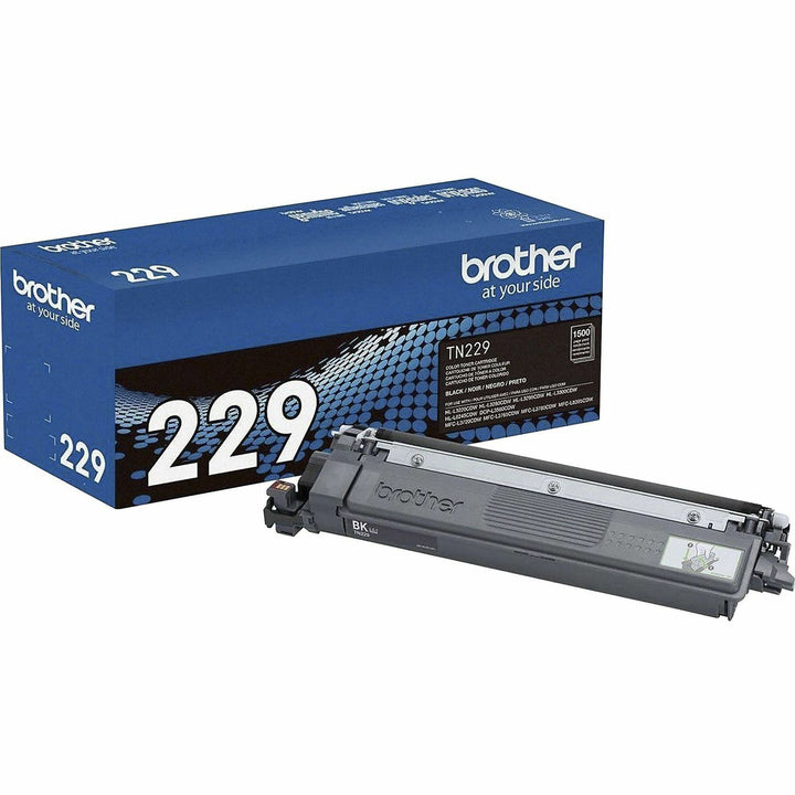 Image of Brother TN229BK Standard Yield Black Toner Cartridge, 1500 Pages, Black, 1 Each
