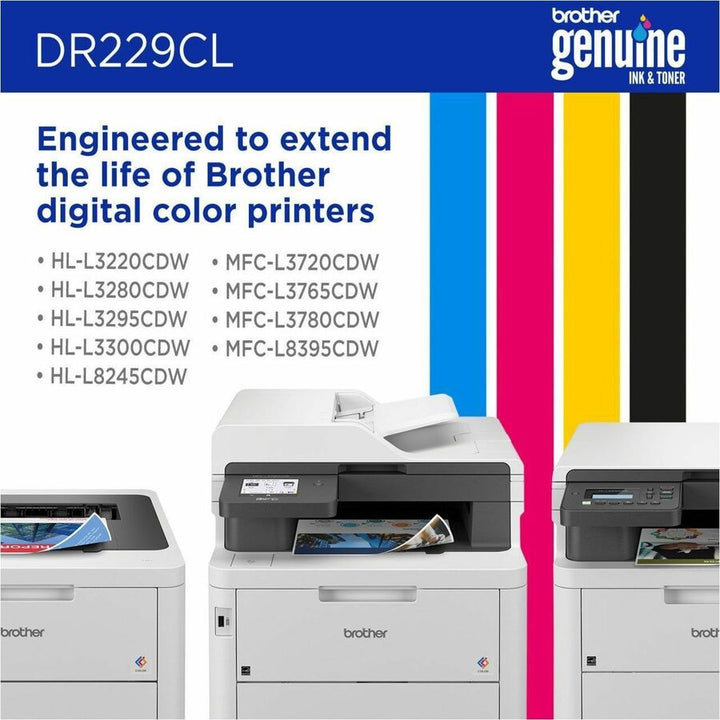 Image of Brother DR229CL Drum Unit, Laser Print Technology, 20000 Pages, 1 Each