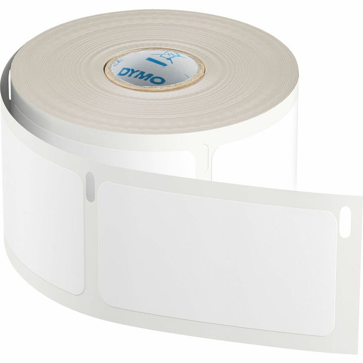Image of Dymo 2187918 LW Durable Labels, 1" W x 2 1/8" Length, Direct Thermal, White, Plastic, 500 / Roll, 500 / Roll
