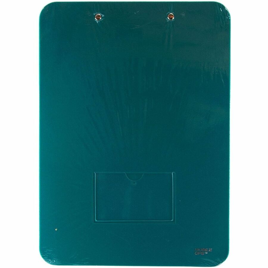 Image of Mobile OPS® Unbreakable Recycled Clipboard, 0.25" Clip Capacity, Holds 8.5 x 11 Sheets, Green