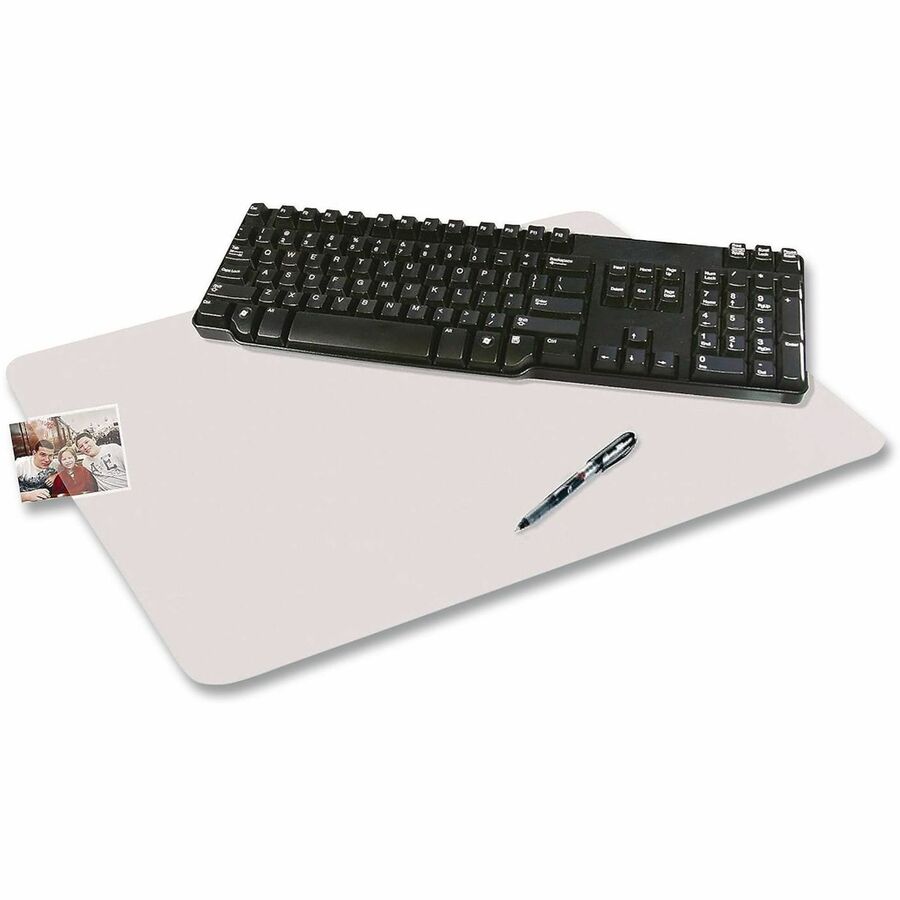 Image of Artistic® Eco-Clear Desk Pad with Antimicrobial Protection, 19 x 24, Clear