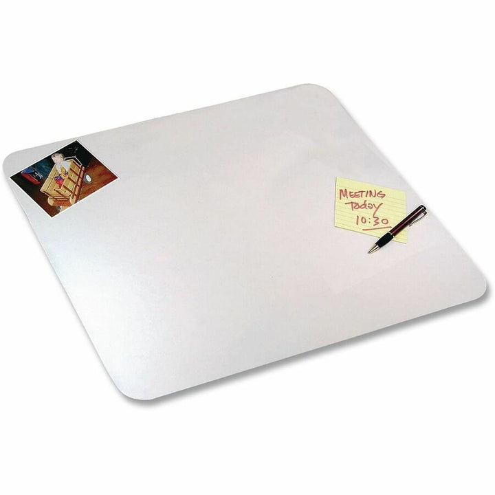 Image of Artistic® Eco-Clear Desk Pad with Antimicrobial Protection, 19 x 24, Clear