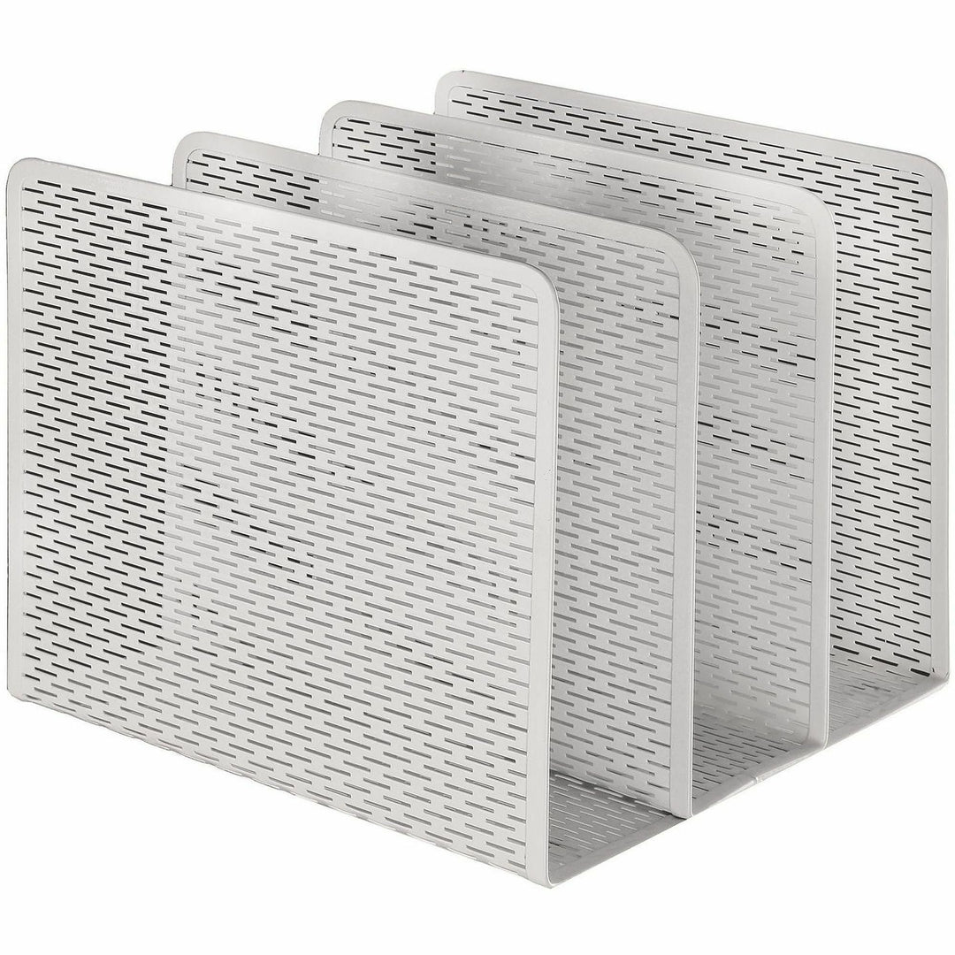 Image of Artistic® Urban Collection Punched Metal File Sorter, 3 Sections, Letter Size Files, 8" X 8" X 7.25", White