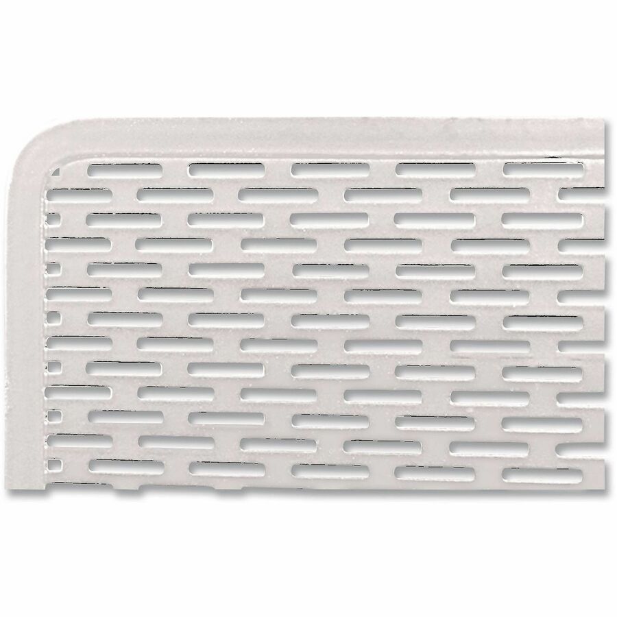 Image of Artistic® Urban Collection Punched Metal File Sorter, 3 Sections, Letter Size Files, 8" X 8" X 7.25", White