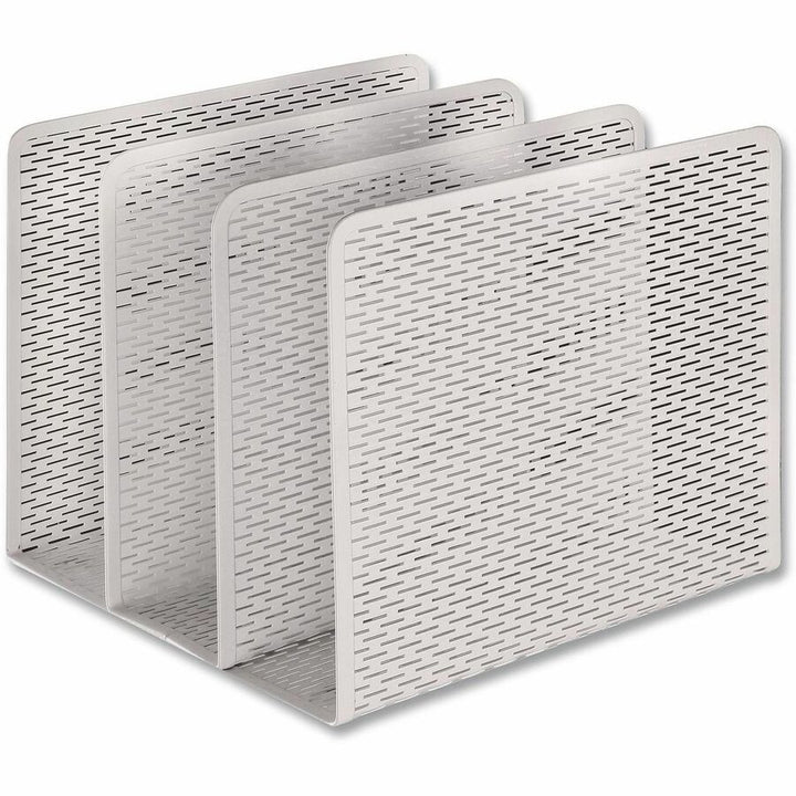 Image of Artistic® Urban Collection Punched Metal File Sorter, 3 Sections, Letter Size Files, 8" X 8" X 7.25", White