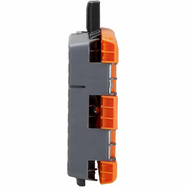 Image of Cosco® Folding Step Stool, 1-Step, 300 Lb Capacity, 8.5" Working Height, Orange/gray