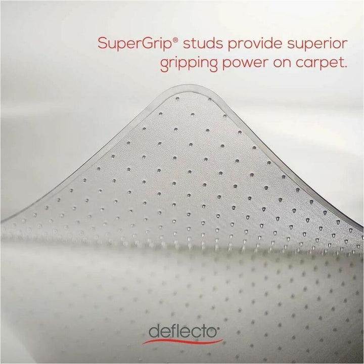 Image of deflecto® Supermat Frequent Use Chair Mat For Medium Pile Carpet, 36 X 48, Rectangular, Clear