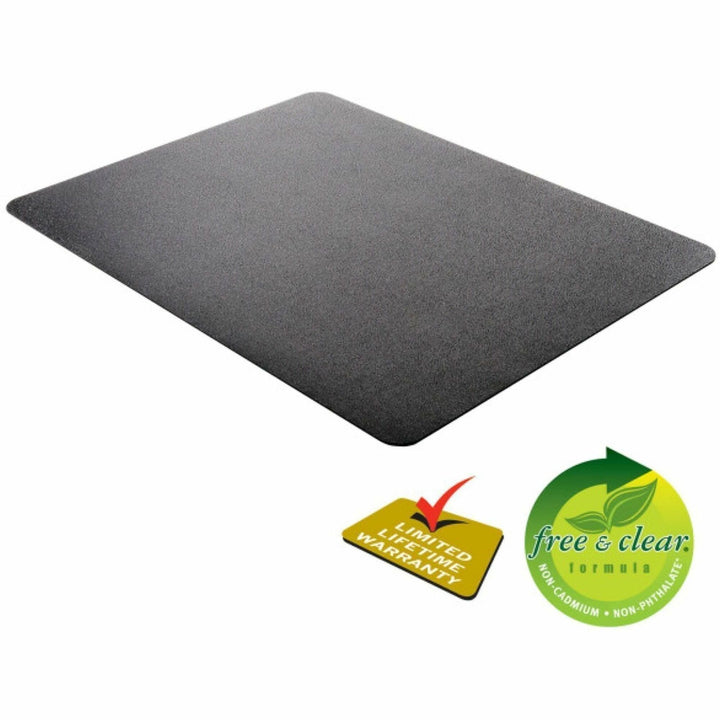 Image of deflecto® Supermat Frequent Use Chair Mat For Medium Pile Carpet, 45 X 53, Rectangular, Black