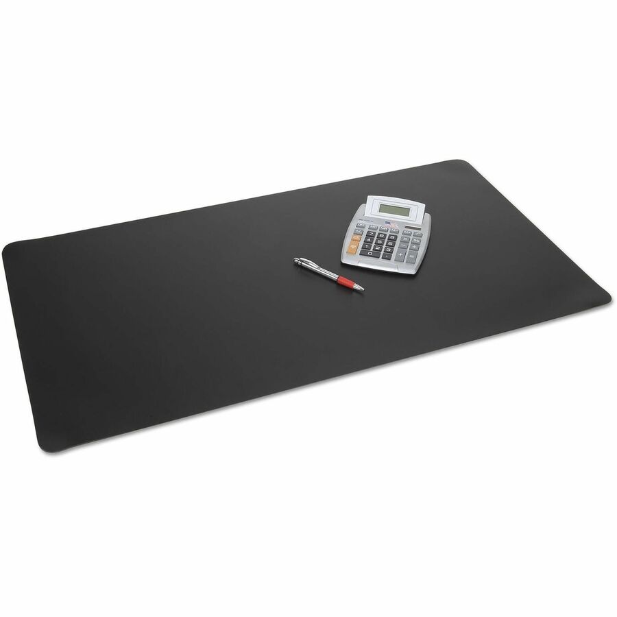 Image of Artistic® Rhinolin II Desk Pad with Antimicrobial Protection, 24 x 17, Black