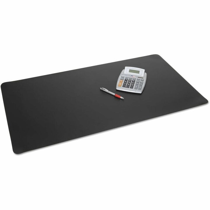 Image of Artistic® Rhinolin II Desk Pad with Antimicrobial Protection, 24 x 17, Black