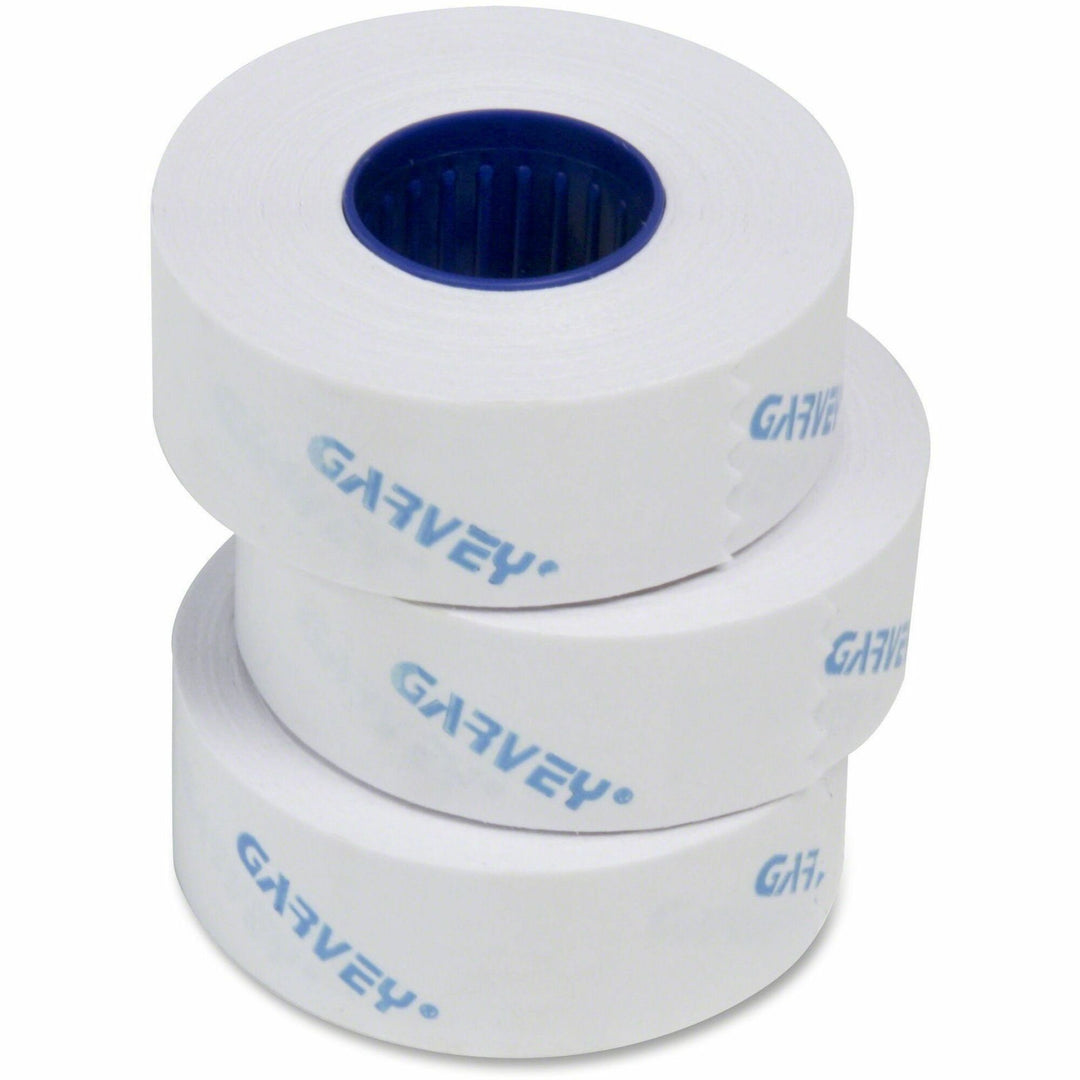 Image of Garvey® One-Line Pricemarker Labels Bulk Pack, 0.44 x 0.81, White, 1,200/Roll, 16 Rolls/Box