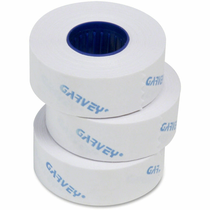 Image of Garvey® One-Line Pricemarker Labels Bulk Pack, 0.44 x 0.81, White, 1,200/Roll, 16 Rolls/Box