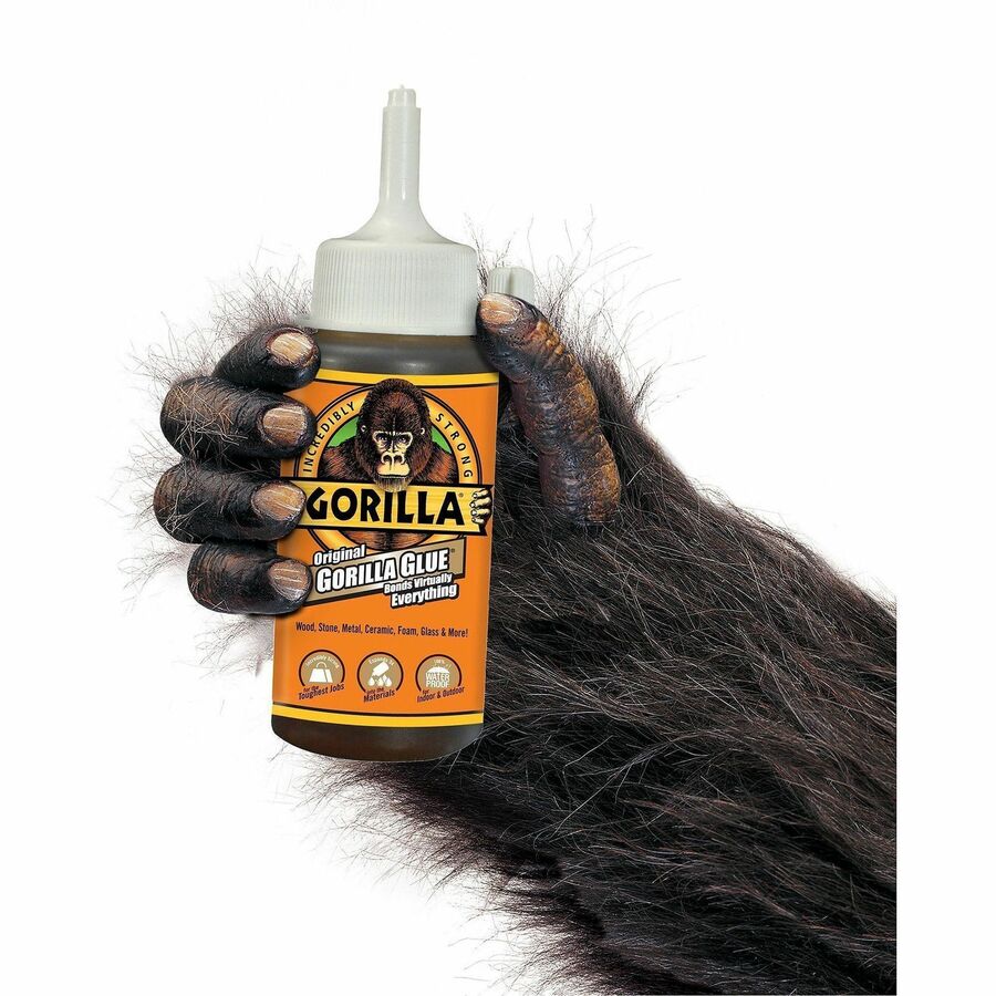 Image of Gorilla® Original Formula Glue, 4 oz, Dries Light Brown