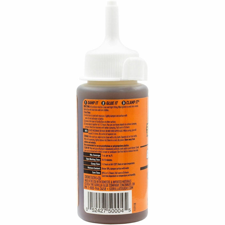 Image of Gorilla® Original Formula Glue, 4 oz, Dries Light Brown