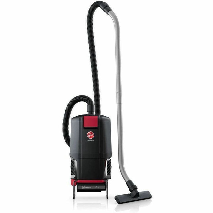 Image of Hoover® HVRPWR 40v Cordless Backpack Vacuum, Battery Sold Separately, 6 qt Tank Capacity, Black/red